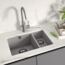 Мойка кухонная LEMARK SINARA 550.2-U грей 9910081
